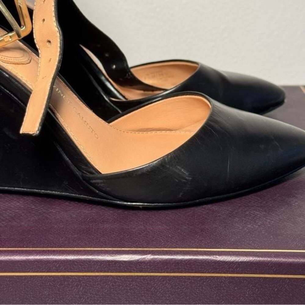 Vince Camuto VI-SOLANNA Black Resina Wedge - Picture 7 of 9
